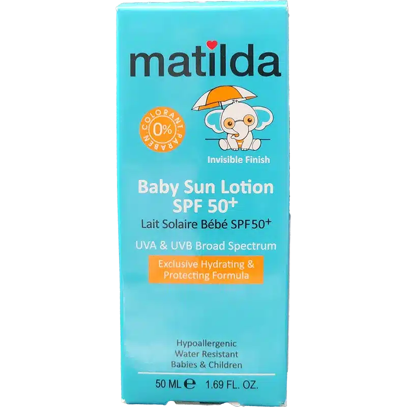 لوسیون رولی ضد آفتاب کودک SPF50 ماتیلدا