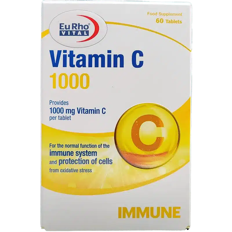 قرص ویتامین C ۱۰۰۰ میلی گرم یوروویتال 60 عدد